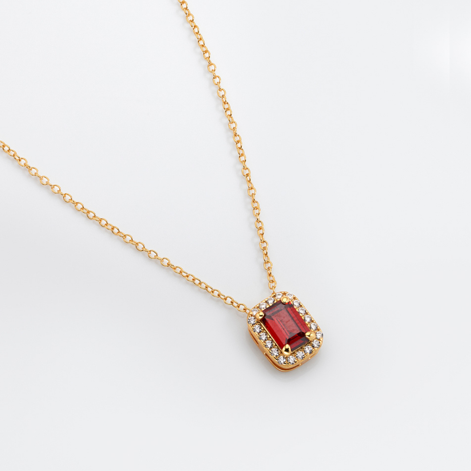 Regal Garnet Necklace