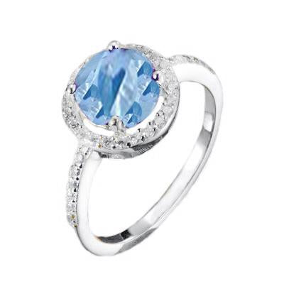 Hirajule blue topaz on sale ring