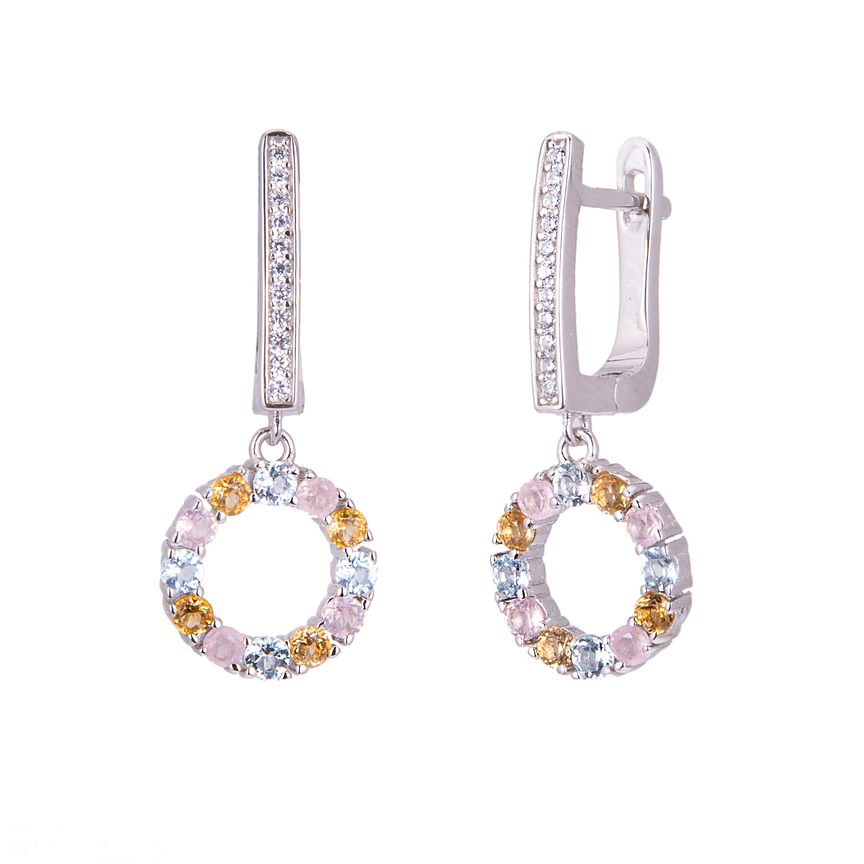 Venus Silver Drop Earrings | Venus | H.AZEEM | Jewellery | Gift